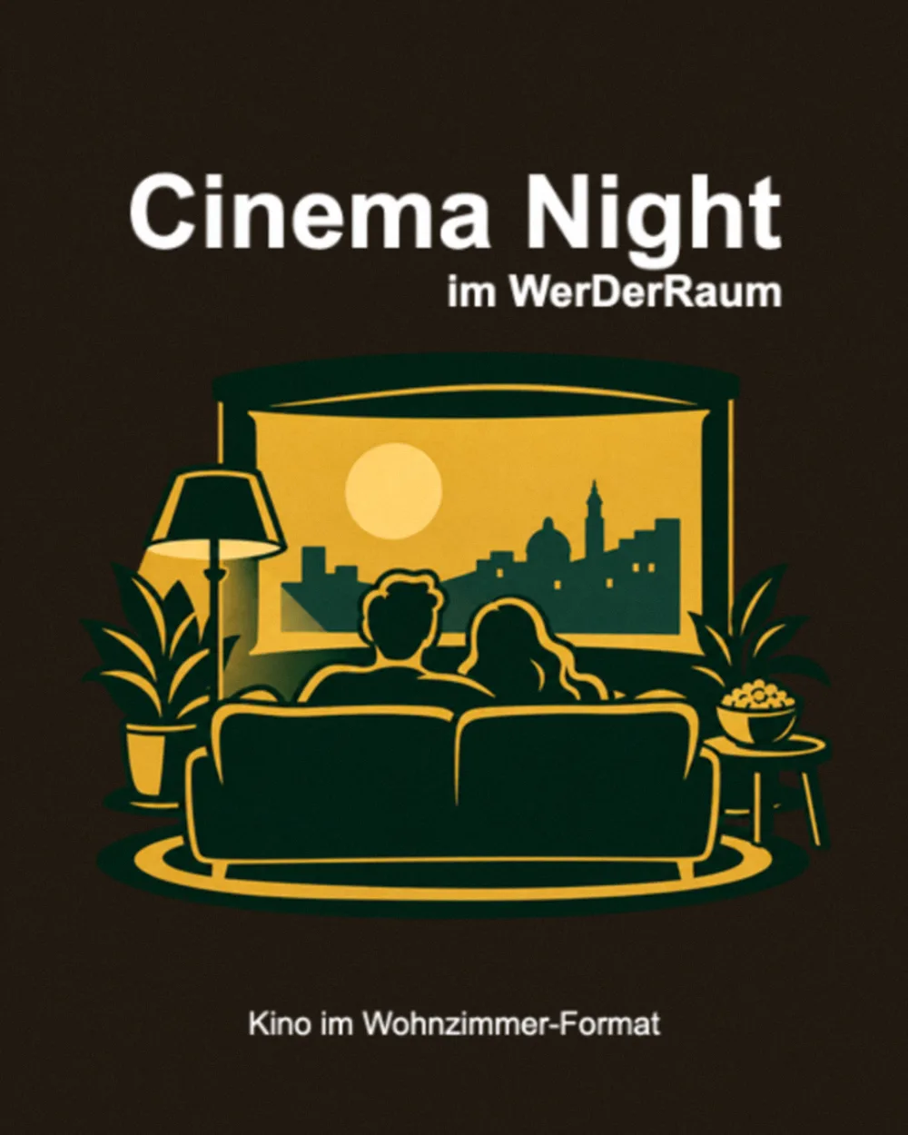 Cinema Night im WerDerRaum — Plakat